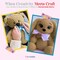Chenille Velvet Yarn for Crocheting - 100g (132 Yards), Fluffy Plush Yarn, Perfect for Baby Blankets & Amigurumi, Size 6